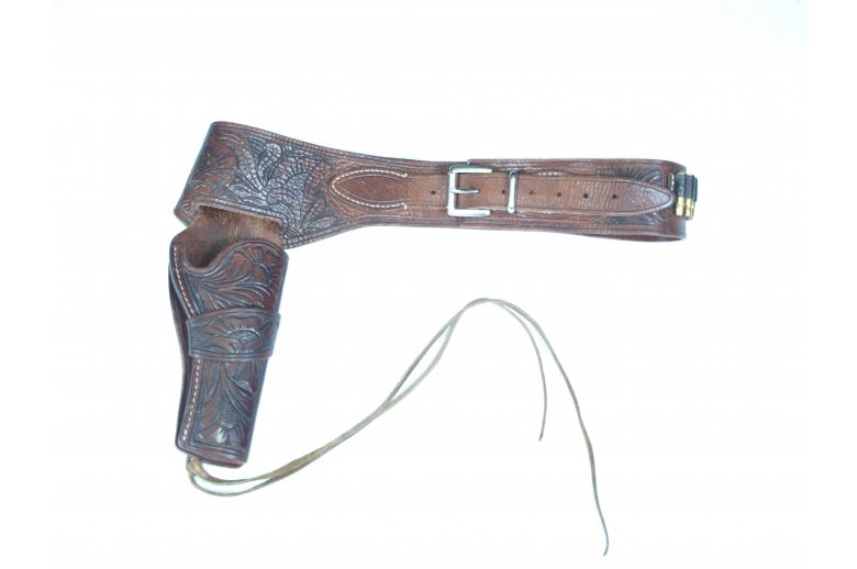 Revolver holster with belt