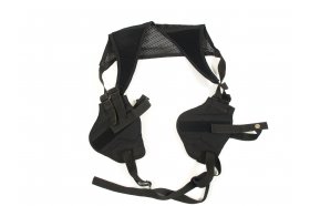 Double-sided underarm pistol holster