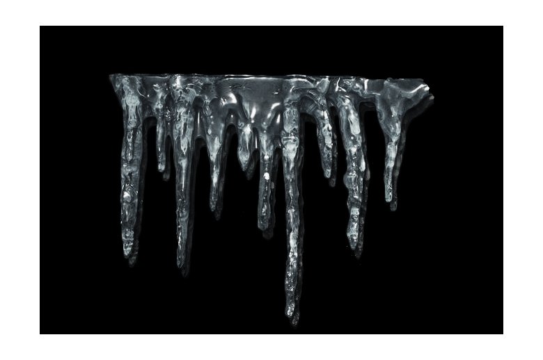 Icicles 2D - medium