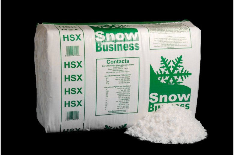 Papírový sníh Half Size (exterier)