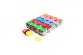 Papírové konfety kolečka - Více barevné